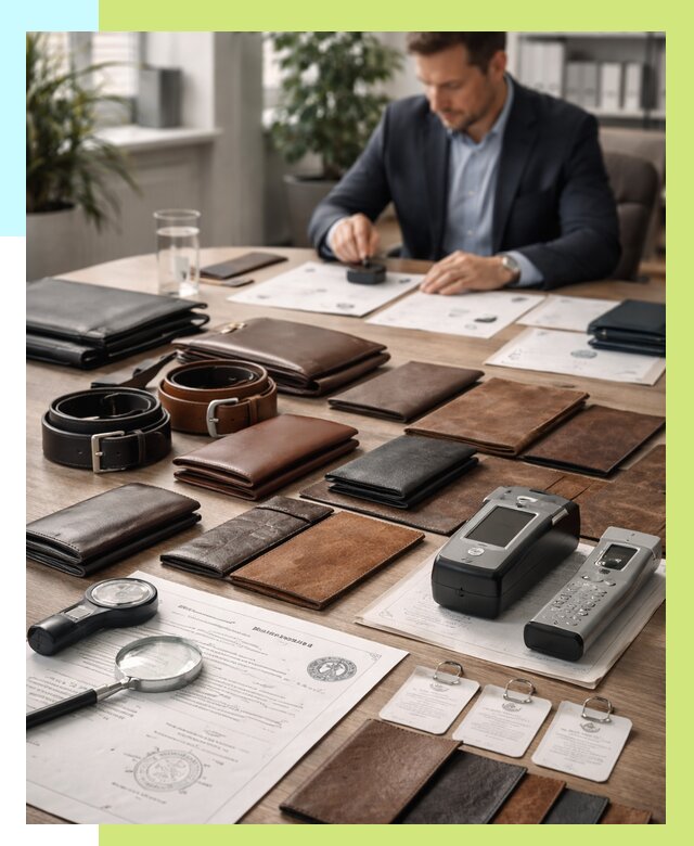 Сертификация кожаных изделий в Набережных Челнах от 12190 р. | Алешин-Нбр