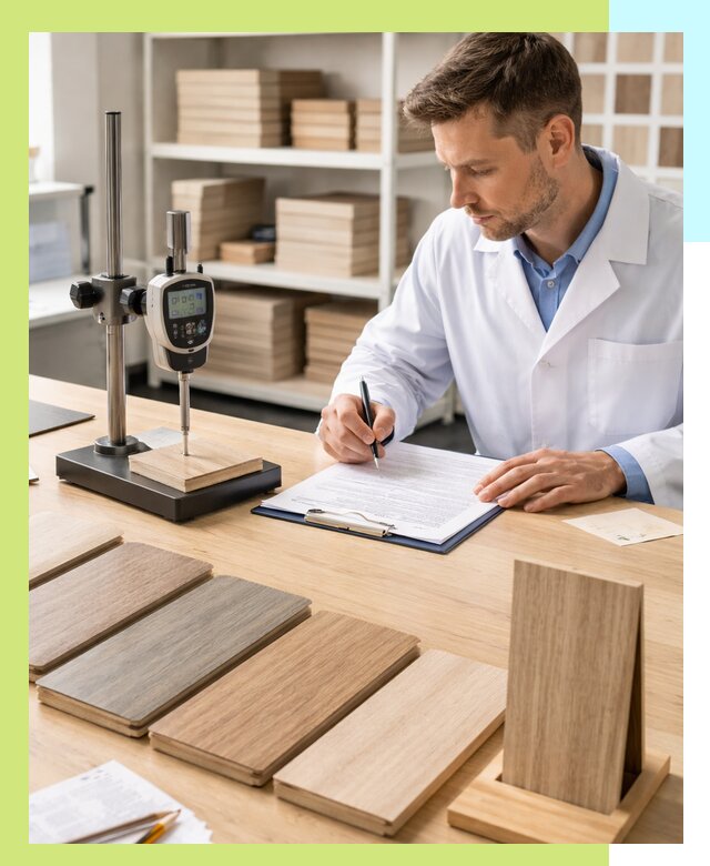 Сертификация ламината с испытаниями и оформлением документов в Набережных Челнах