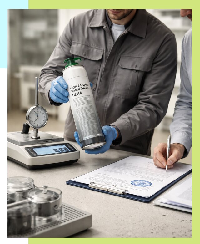 Сертификация монтажной пены в Набережных Челнах от 15237 р. | Алешин-Нбр