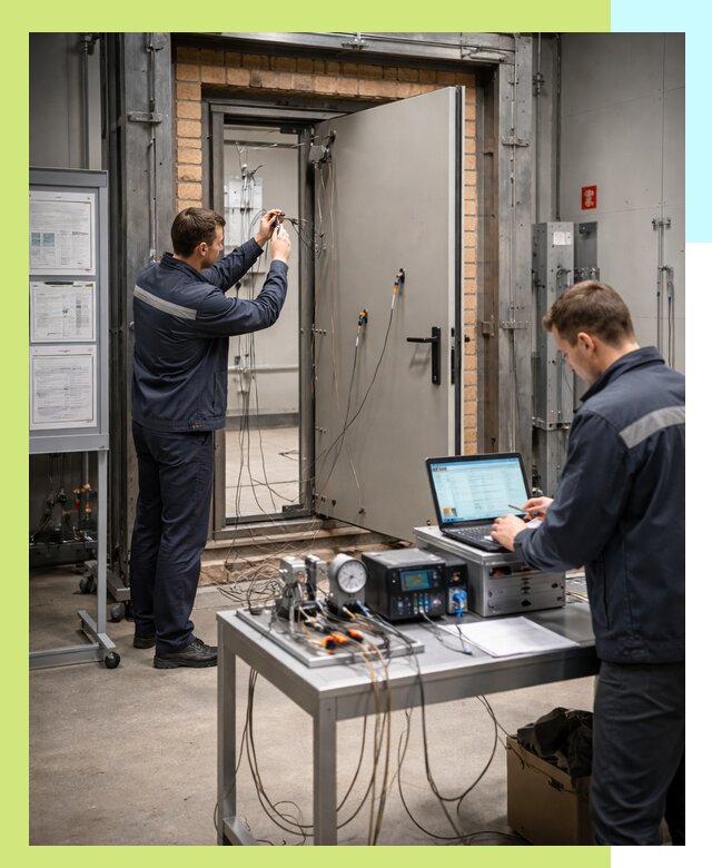 Сертификация противопожарных дверей в Набережных Челнах по ГОСТ и ТР