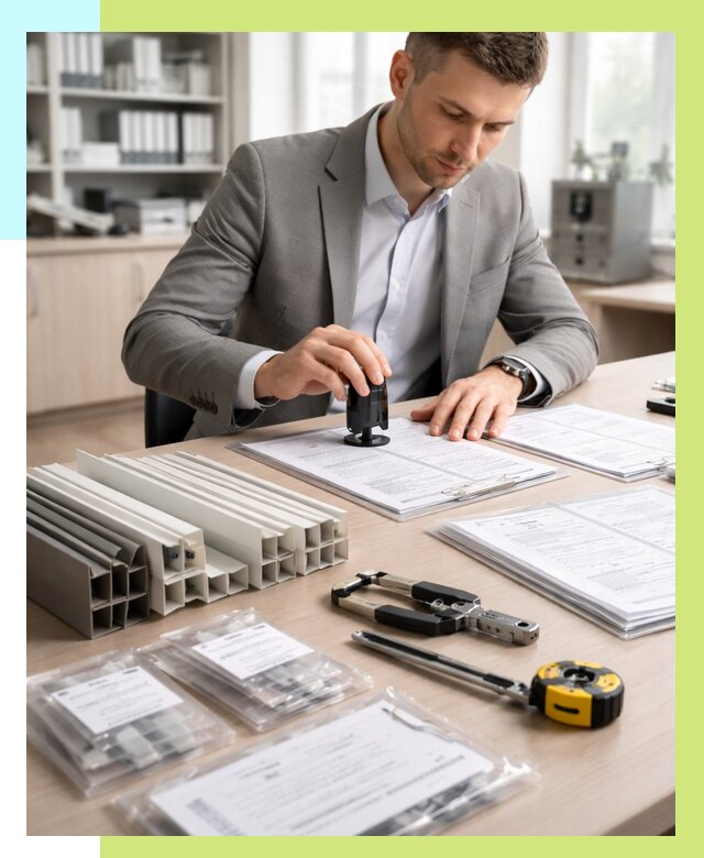 Сертификация ПВХ продукции в Набережных Челнах от 8634 р., Алешин-Нбр