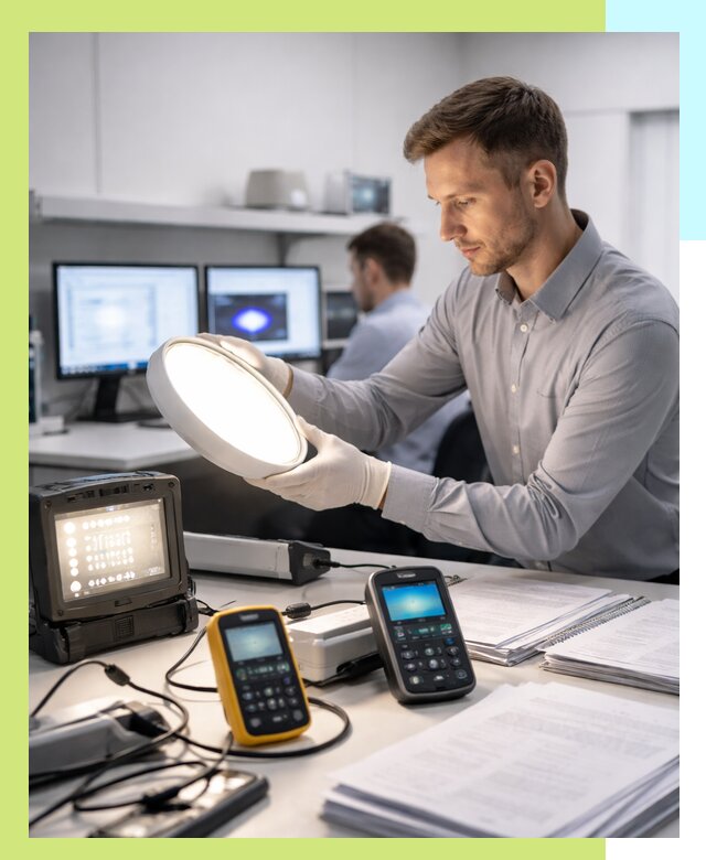 Сертификация светильников в Набережных Челнах: испытания и оформление