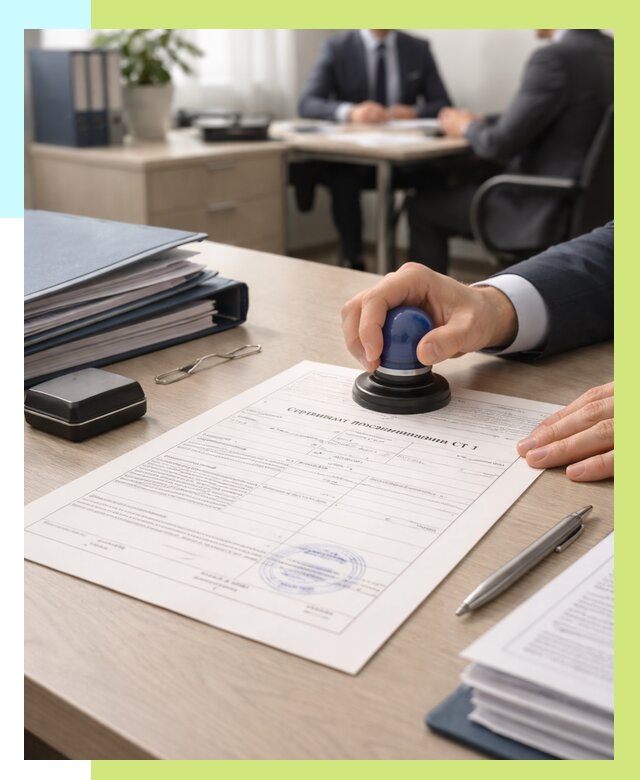 Сертификат происхождения СТ 1 в Набережных Челнах от 4571 р. | Алешин-Нбр